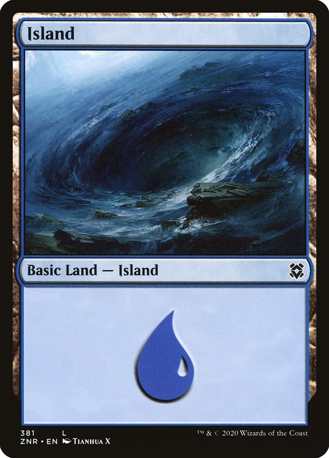 Island (381) [Zendikar Rising] | North Game Den