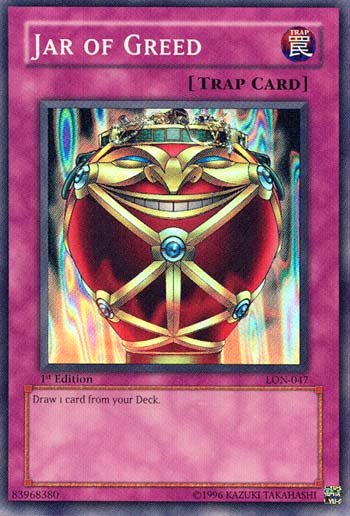 Jar of Greed [LON-047] Super Rare | North Game Den