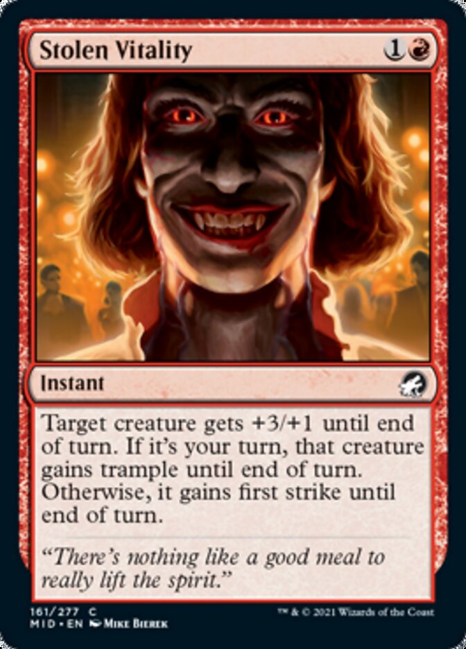 Stolen Vitality [Innistrad: Midnight Hunt] | North Game Den