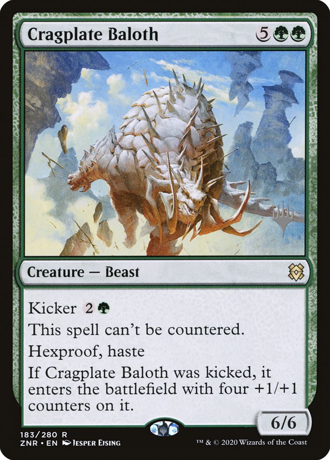 Cragplate Baloth (Promo Pack) [Zendikar Rising Promos] | North Game Den