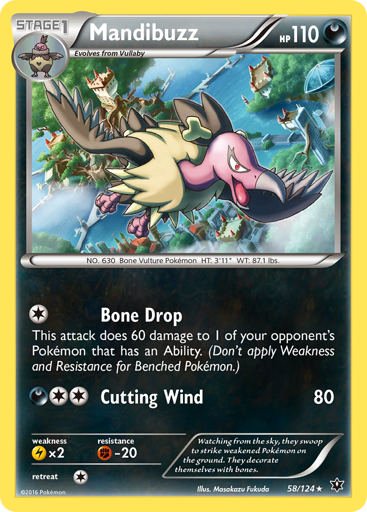 Mandibuzz (58/124) [XY: Fates Collide] | North Game Den