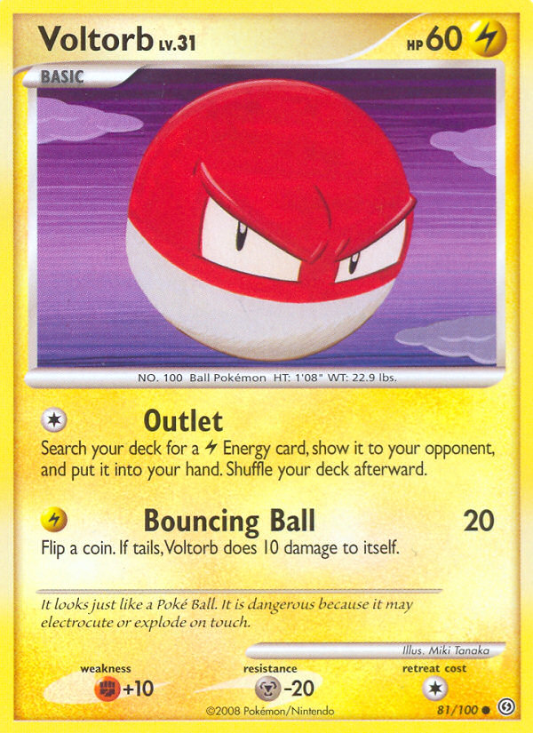 Voltorb (81/100) [Diamond & Pearl: Stormfront] | North Game Den