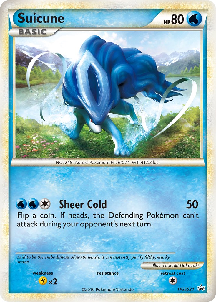 Suicune (HGSS21) [HeartGold & SoulSilver: Black Star Promos] | North Game Den
