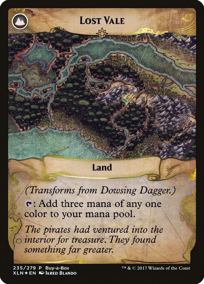 Dowsing Dagger // Lost Vale (Buy-A-Box) [Ixalan Treasure Chest] | North Game Den