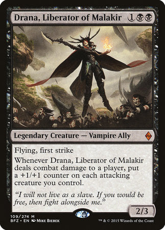 Drana, Liberator of Malakir [Battle for Zendikar] | North Game Den