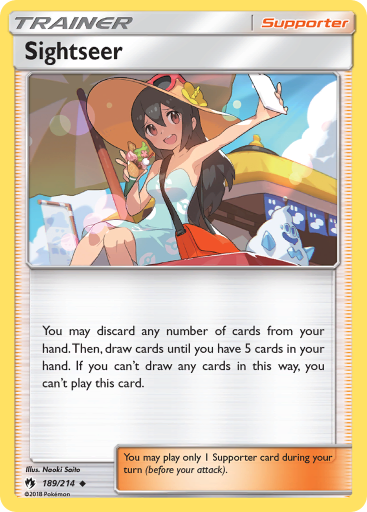 Sightseer (189/214) [Sun & Moon: Lost Thunder] | North Game Den