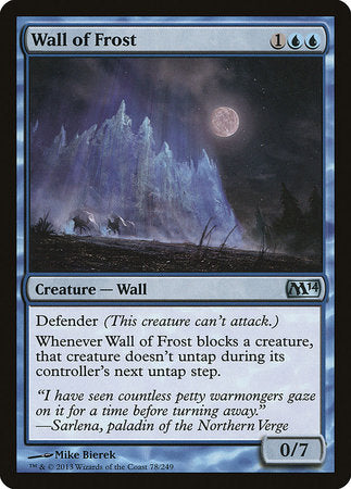 Wall of Frost [Magic 2014] | North Game Den