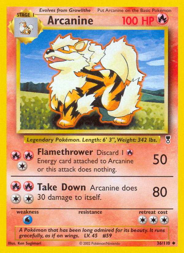 Arcanine (36/110) [Legendary Collection] | North Game Den