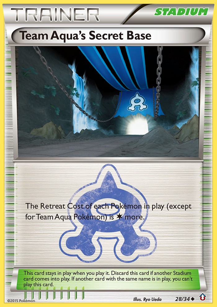 Team Aqua's Secret Base (28/34) [XY: Double Crisis] | North Game Den