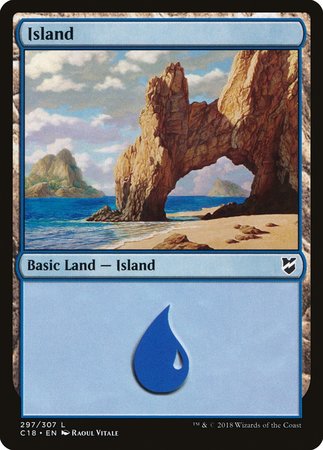 Island (297) [Commander 2018] | North Game Den