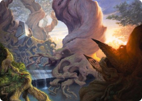 Yavimaya, Cradle of Growth Art Card [Modern Horizons 2 Art Series] | North Game Den