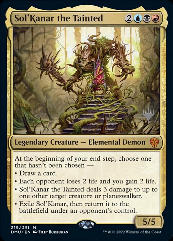 Sol'Kanar the Tainted (Promo Pack) [Dominaria United Promos] | North Game Den