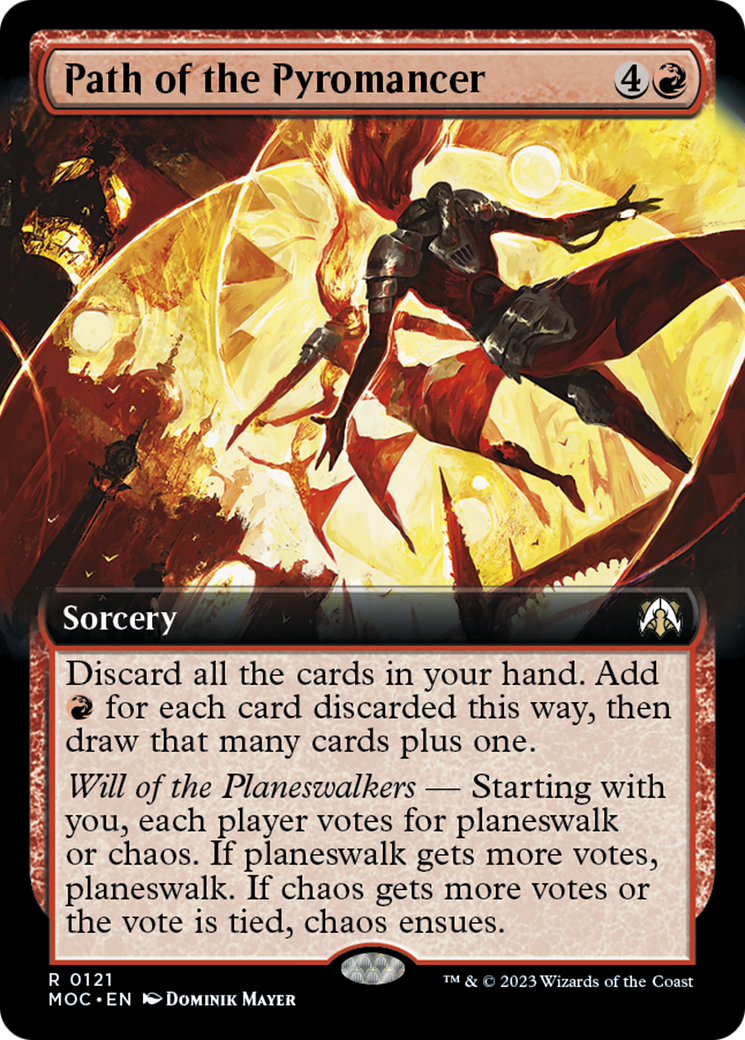 Path of the Pyromancer (Extended Art) [March of the Machine Commander] | North Game Den