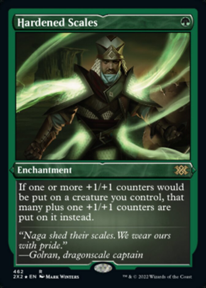 Hardened Scales (Foil Etched) [Double Masters 2022] | North Game Den