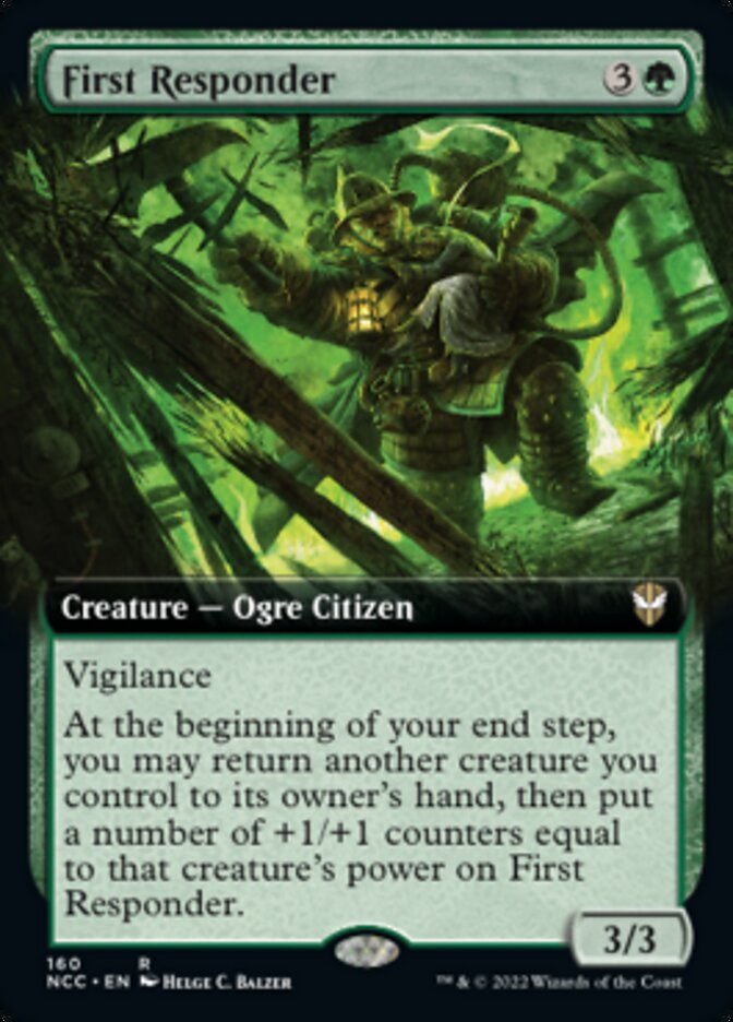 First Responder (Extended Art) [Streets of New Capenna Commander] | North Game Den