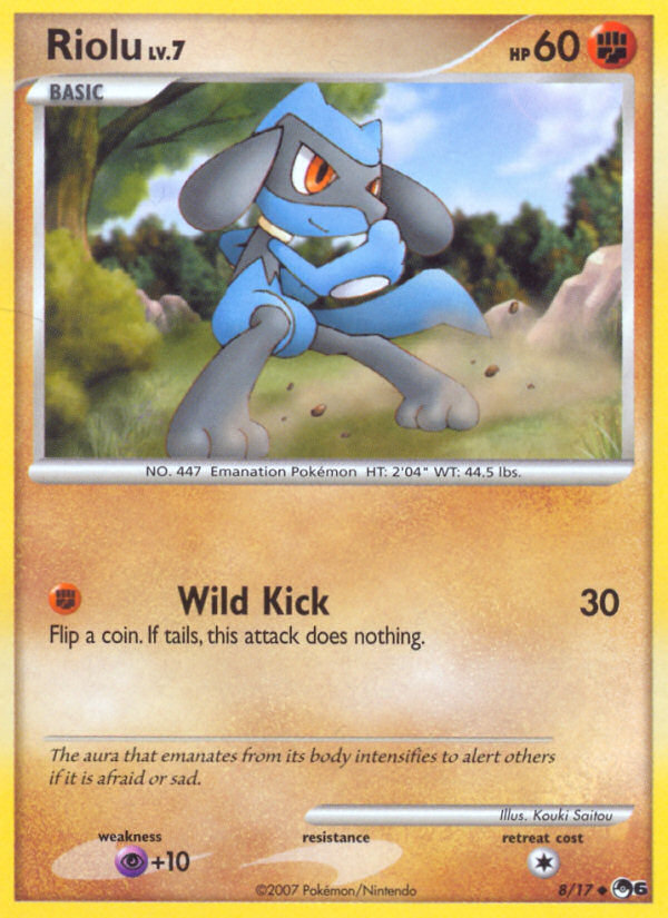 Riolu (8/17) [POP Series 6] | North Game Den