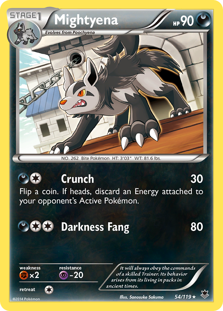 Mightyena (54/119) [XY: Phantom Forces] | North Game Den