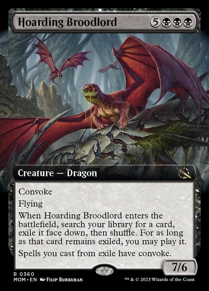 Hoarding Broodlord (Extended Art) [March of the Machine] | North Game Den