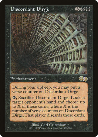 Discordant Dirge [Urza's Saga] | North Game Den