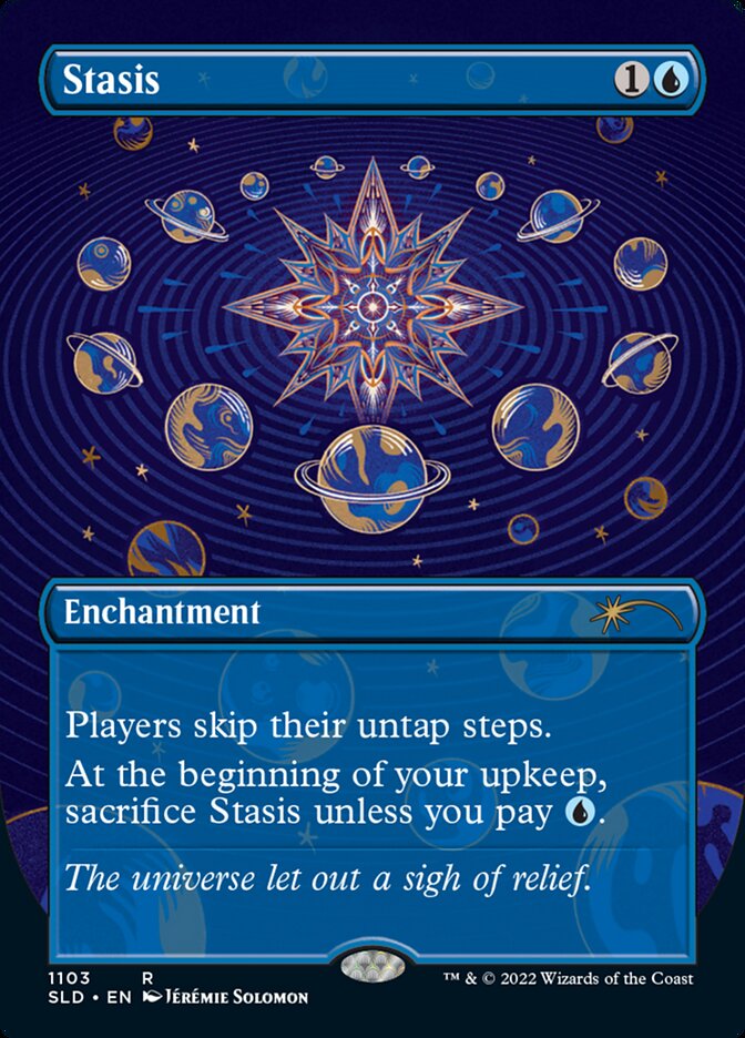 Stasis (Borderless) [Secret Lair Drop Series] | North Game Den