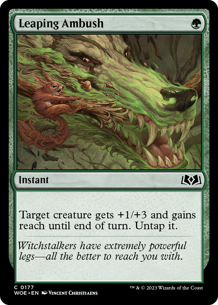Leaping Ambush [Wilds of Eldraine] | North Game Den