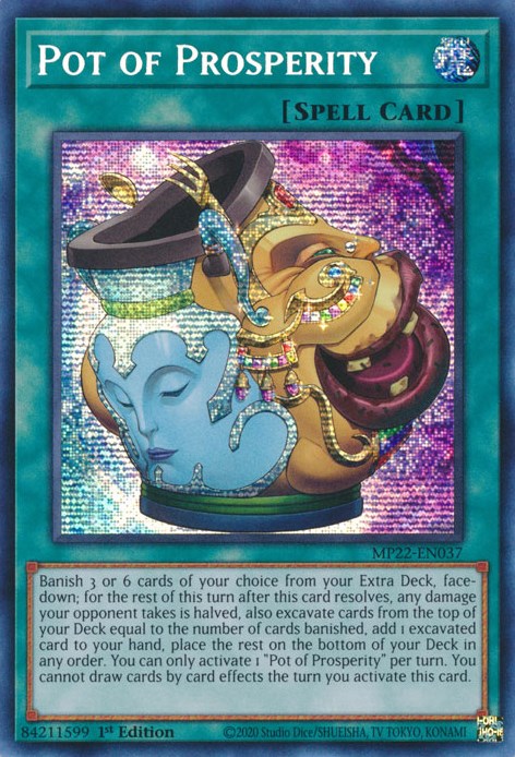 Pot of Prosperity [MP22-EN037] Prismatic Secret Rare | North Game Den