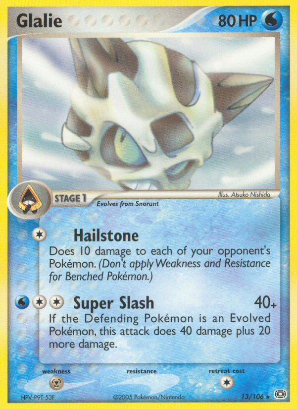 Glalie (13/106) [EX: Emerald] | North Game Den