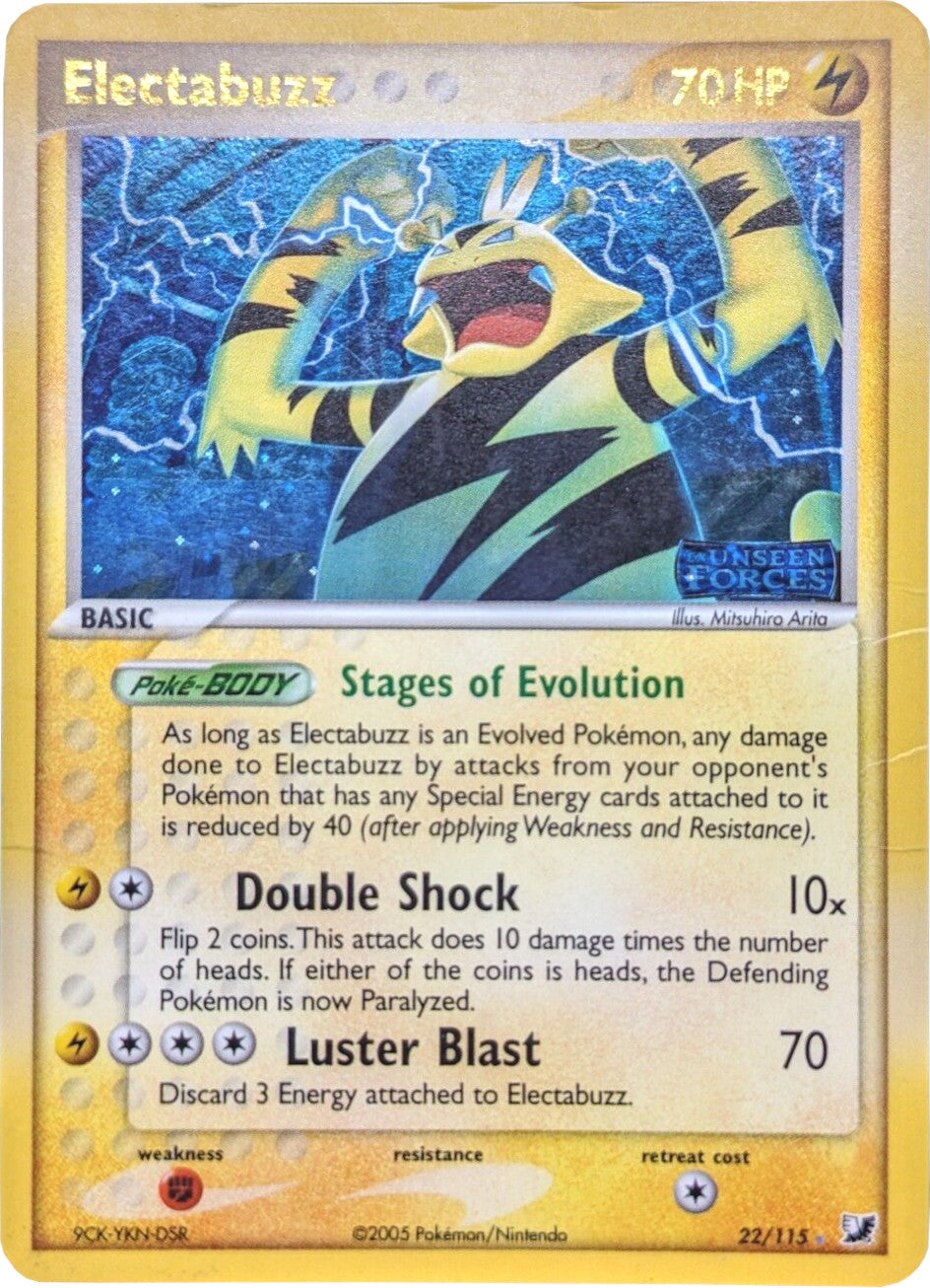 Electabuzz (22/115) (Stamped) [EX: Unseen Forces] | North Game Den