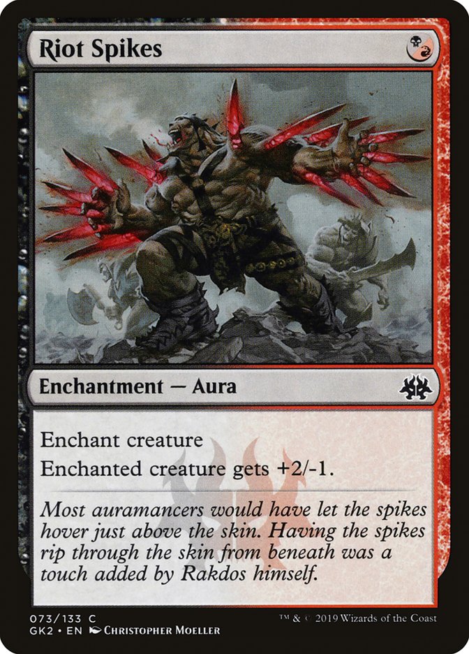 Riot Spikes [Ravnica Allegiance Guild Kit] | North Game Den