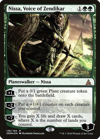 Nissa, Voice of Zendikar [Oath of the Gatewatch Promos] | North Game Den