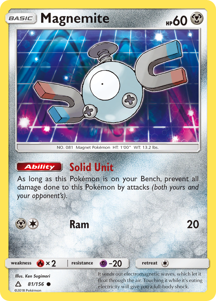 Magnemite (81/156) [Sun & Moon: Ultra Prism] | North Game Den