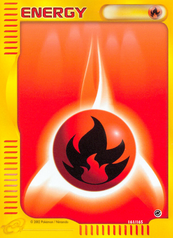 Fire Energy (161/165) [Expedition: Base Set] | North Game Den