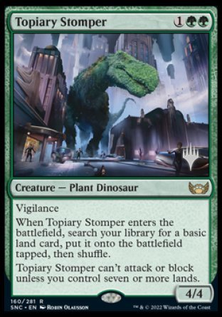 Topiary Stomper (Promo Pack) [Streets of New Capenna Promos] | North Game Den