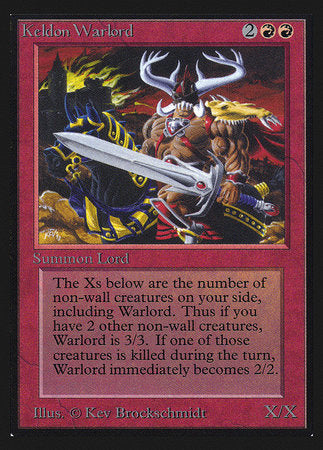 Keldon Warlord (IE) [Intl. Collectors’ Edition] | North Game Den