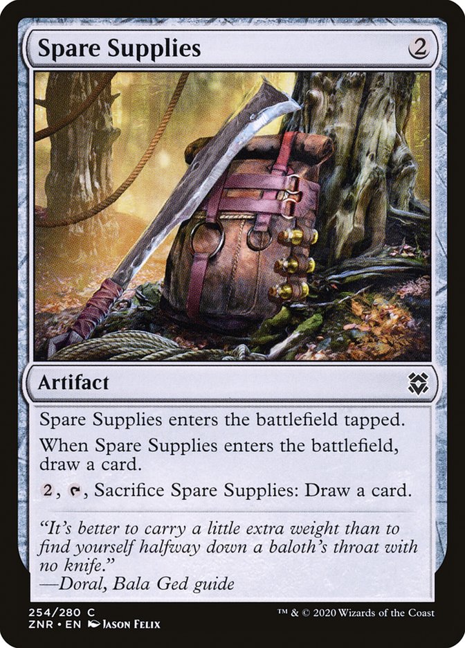 Spare Supplies [Zendikar Rising] | North Game Den