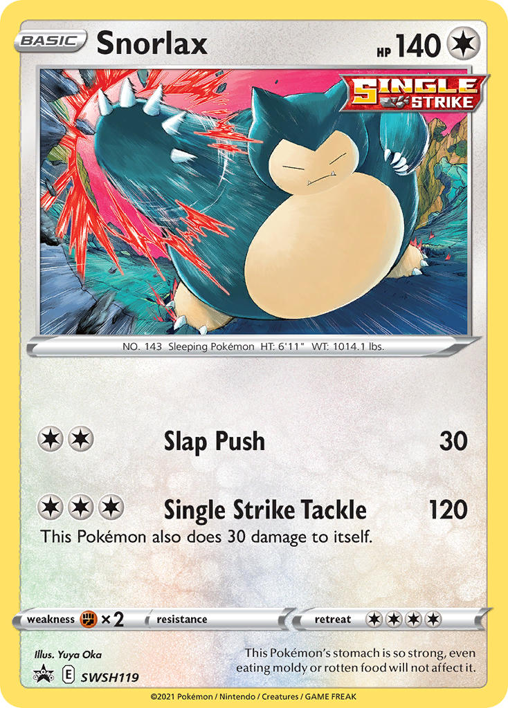 Snorlax (SWSH119) [Sword & Shield: Black Star Promos] | North Game Den