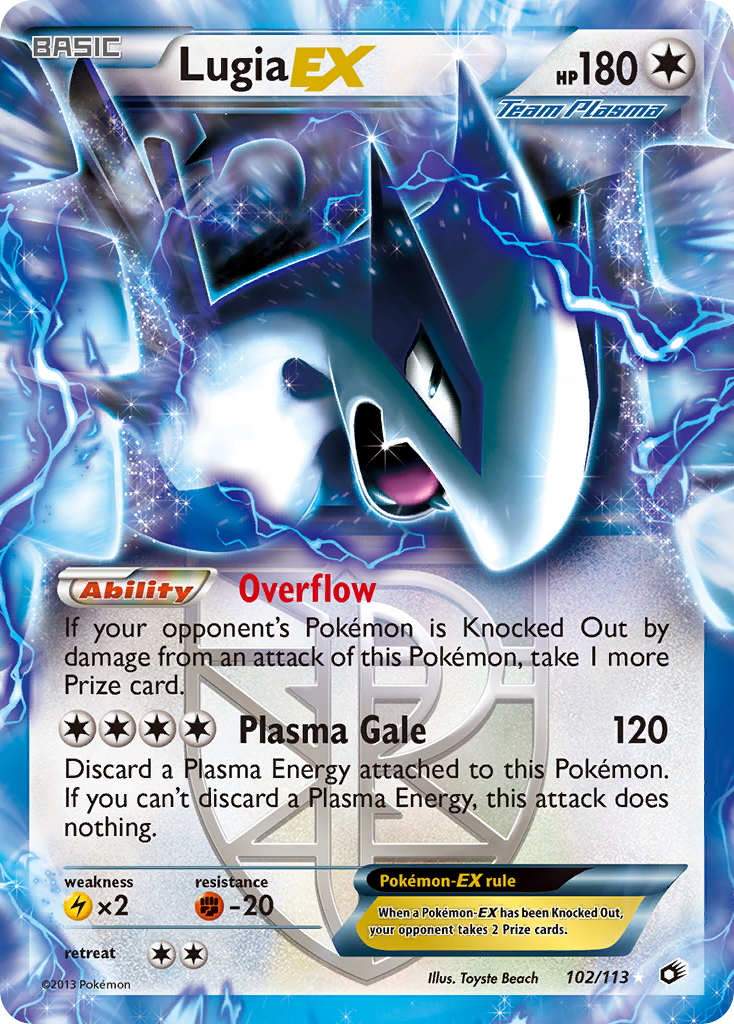 Lugia EX (102/113) [Black & White: Legendary Treasures] | North Game Den