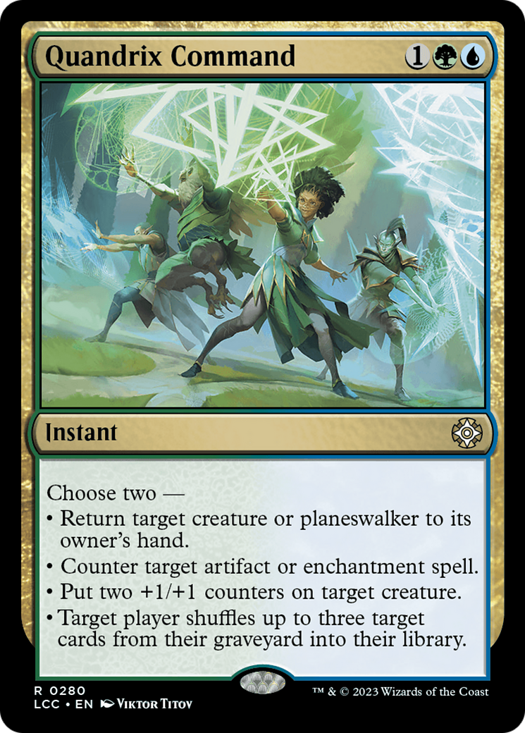 Quandrix Command [The Lost Caverns of Ixalan Commander] | North Game Den