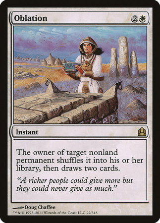 Oblation [Commander 2011] | North Game Den