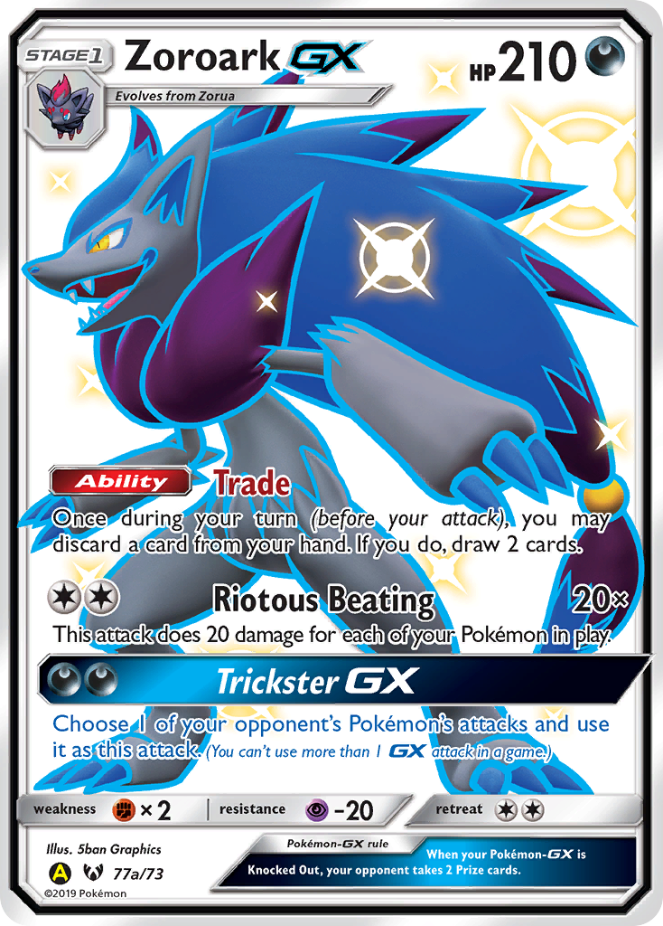 Zoroark GX (77a/73) [Alternate Art Promos] | North Game Den