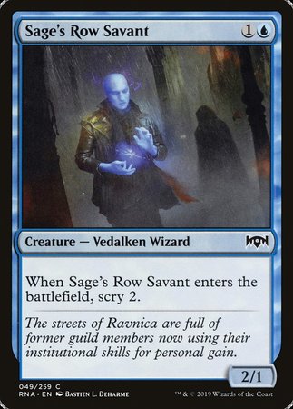 Sage's Row Savant [Ravnica Allegiance] | North Game Den