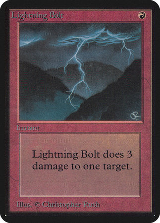 Lightning Bolt [Limited Edition Alpha] | North Game Den