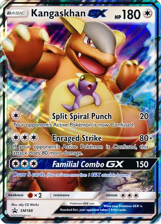 Kangaskhan GX (SM188) (Jumbo Card) [Sun & Moon: Black Star Promos] | North Game Den