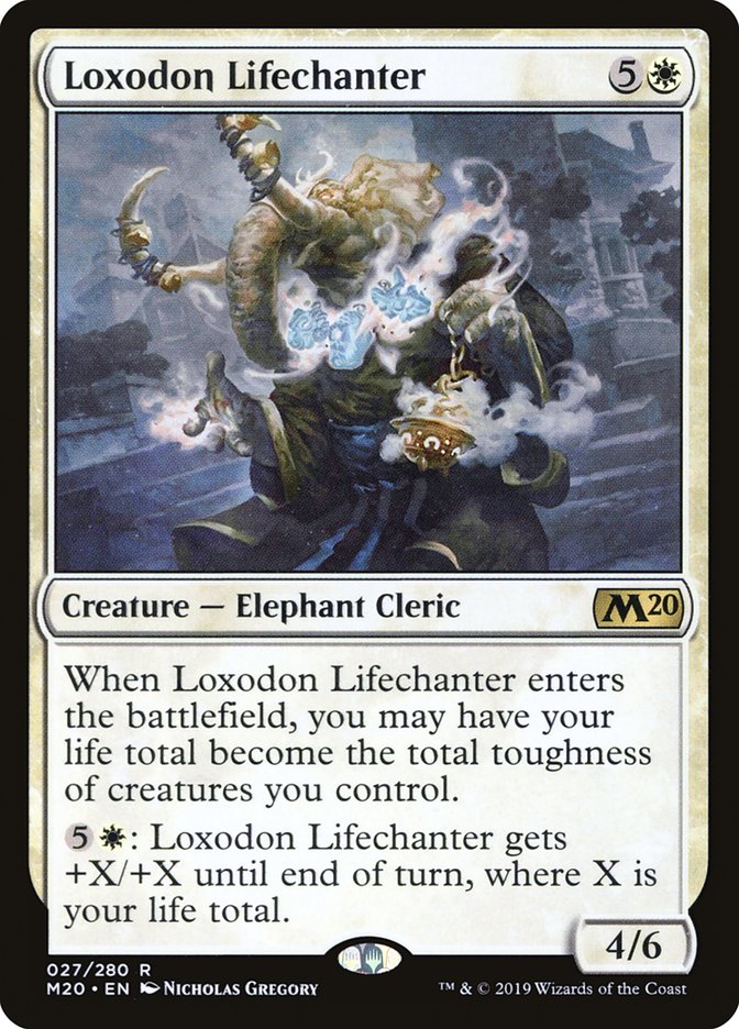 Loxodon Lifechanter [Core Set 2020] | North Game Den