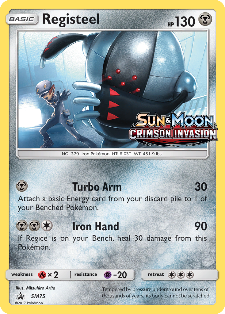 Registeel (SM75) [Sun & Moon: Black Star Promos] | North Game Den