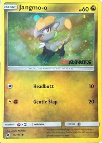 Jangmo-o (75/111) (Cosmos Holo) (EB Games Promo) [Sun & Moon: Crimson Invasion] | North Game Den