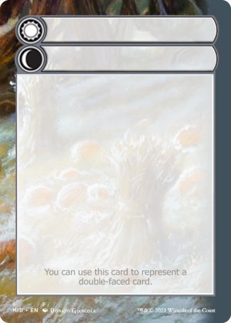 Helper Card (6/9) [Innistrad: Midnight Hunt Tokens] | North Game Den