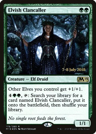 Elvish Clancaller [Core Set 2019 Promos] | North Game Den