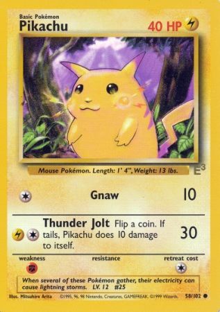 Pikachu (58/102) (E3 Stamped Promo) [Miscellaneous Cards] | North Game Den