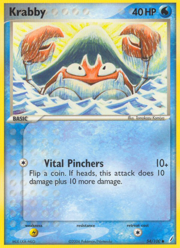 Krabby (54/100) [EX: Crystal Guardians] | North Game Den